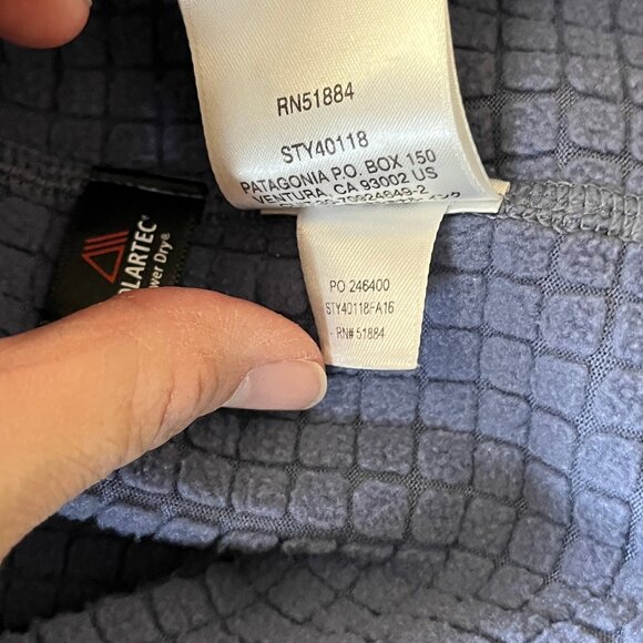 Patagonia R1 Fleece Half Zip Polartec Pullover - Women's Size M - Blue - Picture 9 of 15
